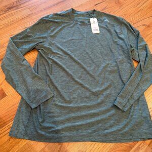 ASCEND MENS GREEN LONG SLEEVE DRI FIT T SHIRT NEW XL
